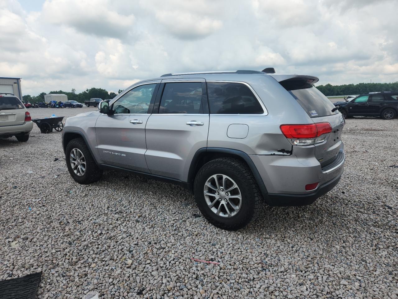2015 Jeep Grand Cherokee Limited Silver vin: 1C4RJEBG6FC235344