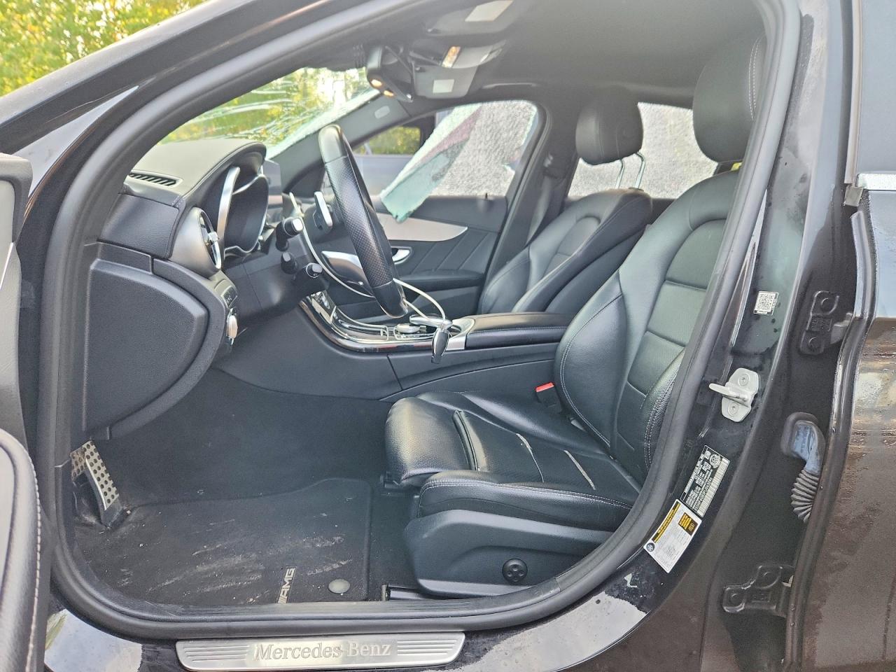 2015 Mercedes-benz C 400 4matic Black vin: 55SWF6GB3FU063296