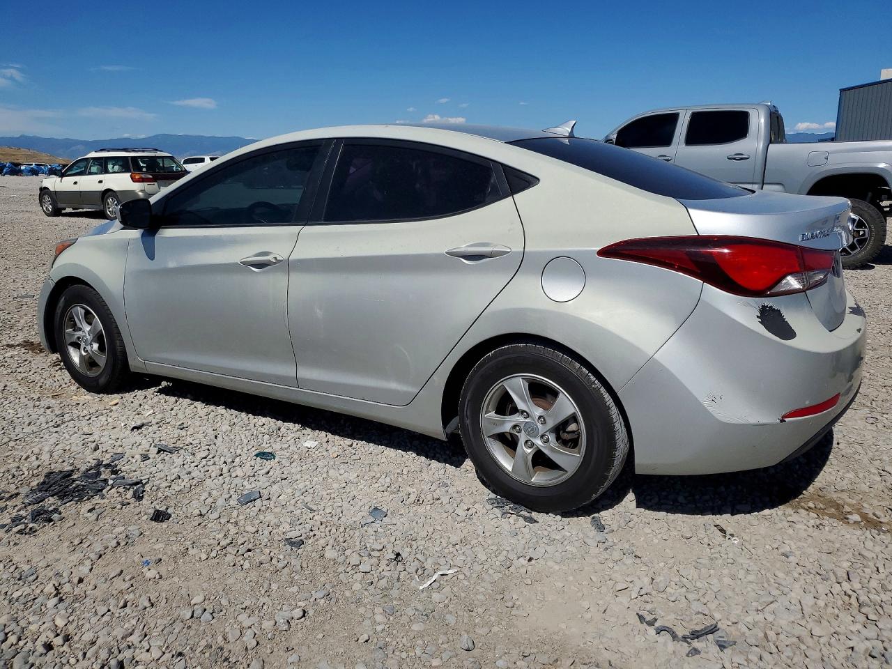 2014 Hyundai Elantra Se Серебряный vin: KMHDH4AE3EU184700