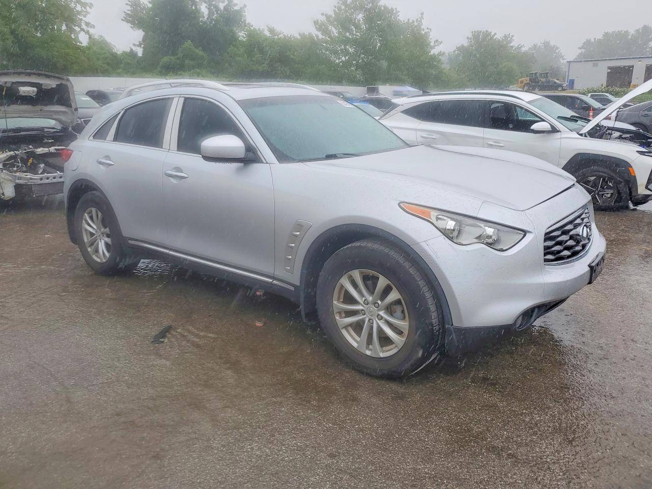2010 Infiniti Fx35 Base Silver vin: JN8AS1MW4AM852501