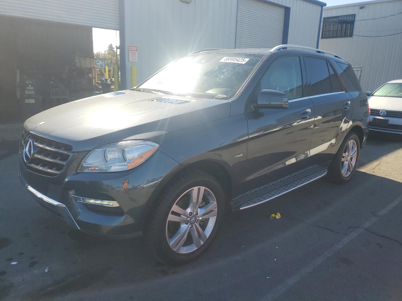 2012 Mercedes-benz Ml 350 4matic Charcoal vin: 4JGDA5HB9CA020162
