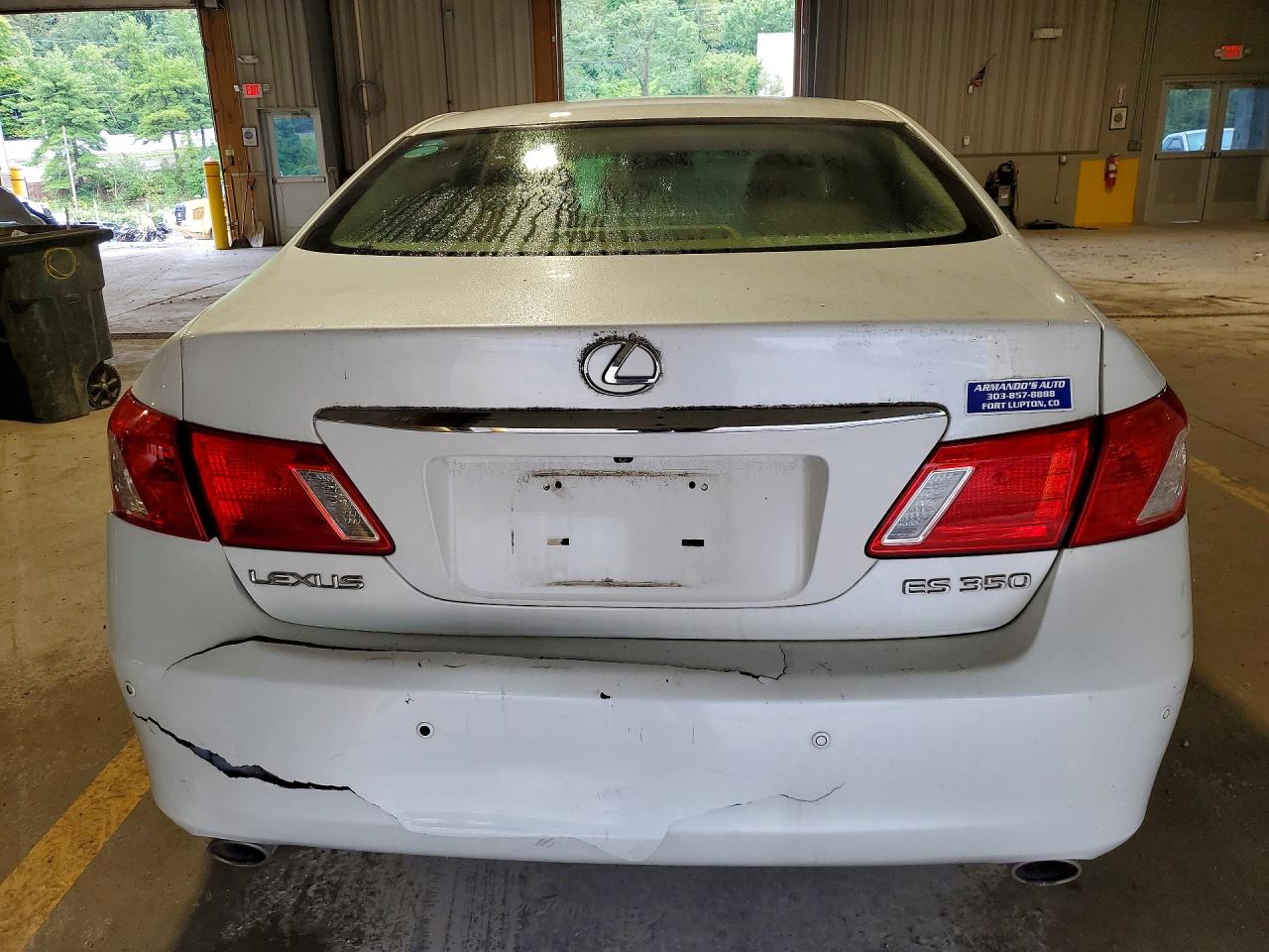 2007 Lexus Es 350 White vin: JTHBJ46G672051713