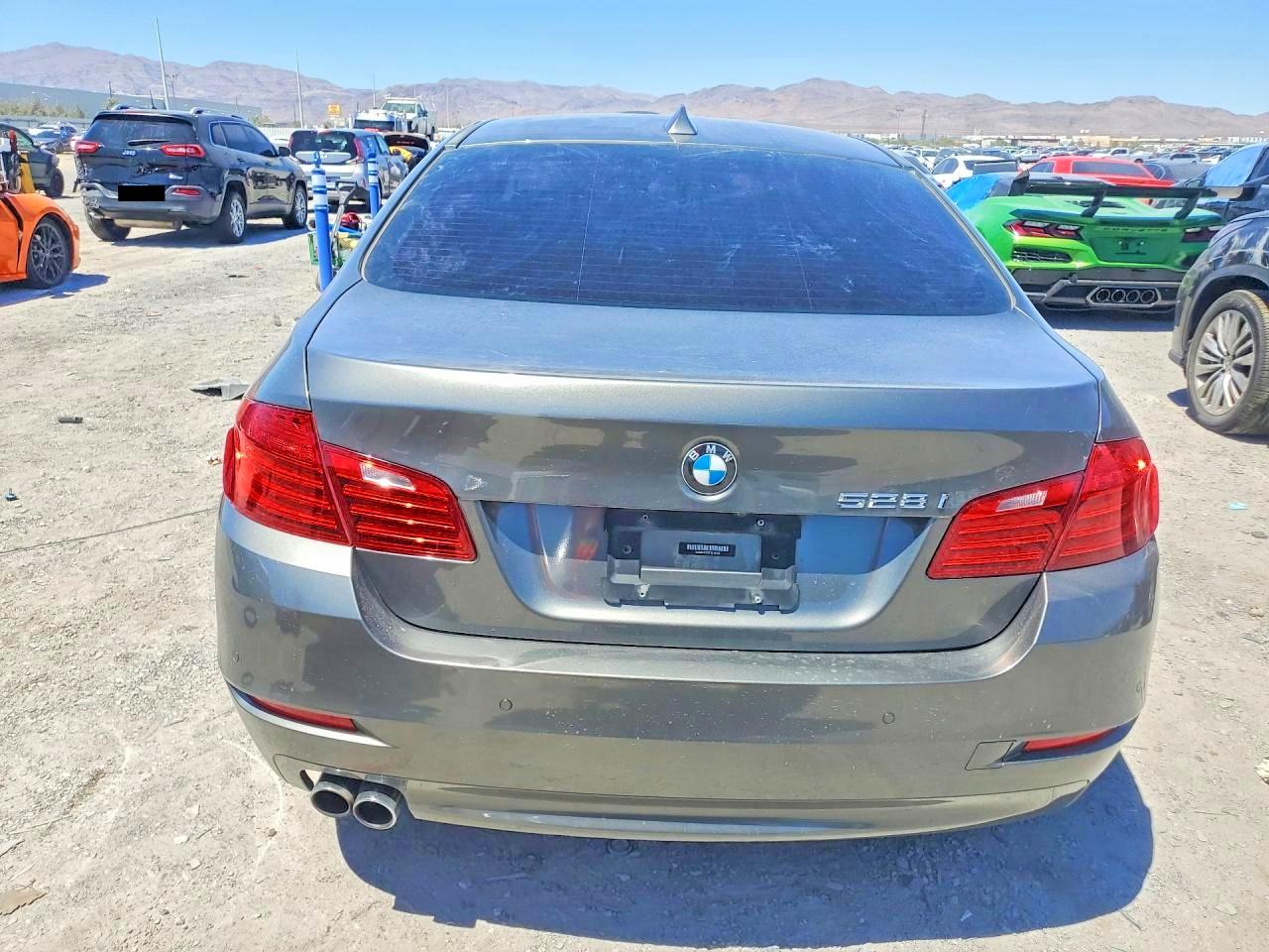 2015 Bmw 528 I Charcoal vin: WBA5A5C57FD515423