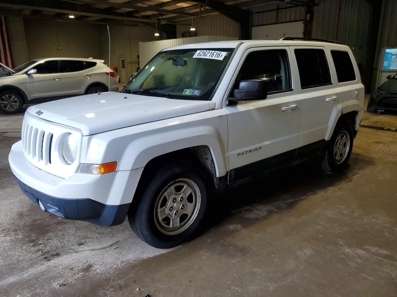 2011 Jeep Patriot Sport White vin: 1J4NT1GA4BD285647