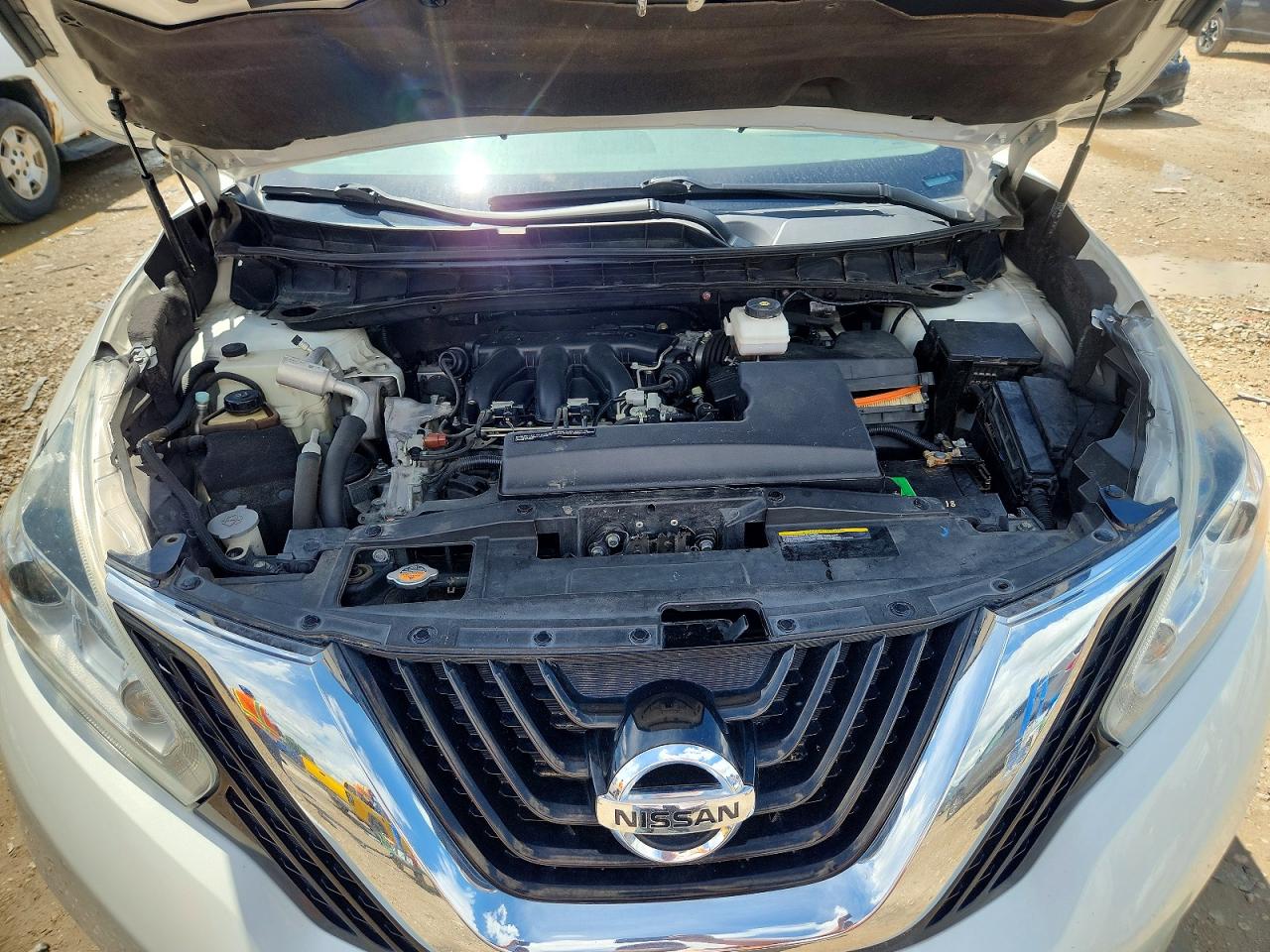2015 Nissan Murano Platinum White vin: 5N1AZ2MH8FN271806
