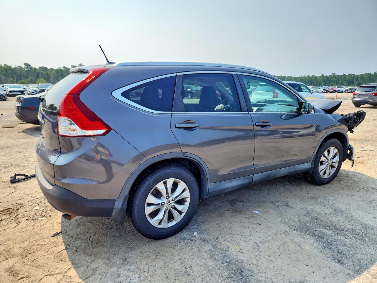 2013 Honda Cr-v Exl Gray vin: 2HKRM3H70DH520657