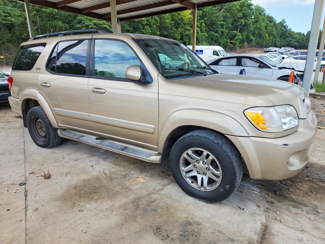 2007 Toyota Sequoia Sr5 Tan vin: 5TDZT34A67S292022
