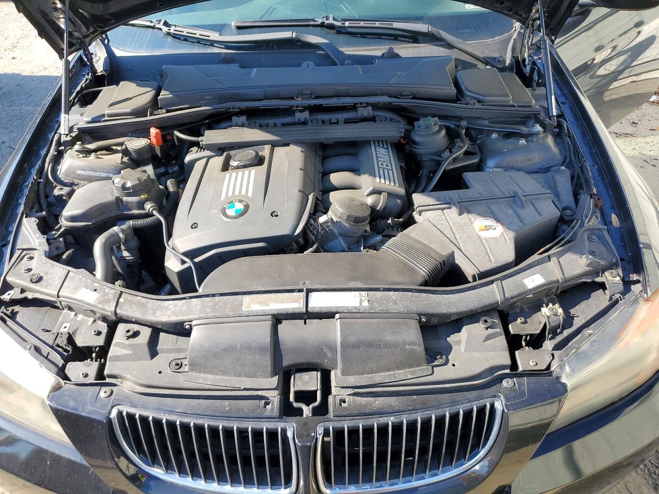 2008 Bmw 328 I Sulev Black vin: WBAVC53548F008271