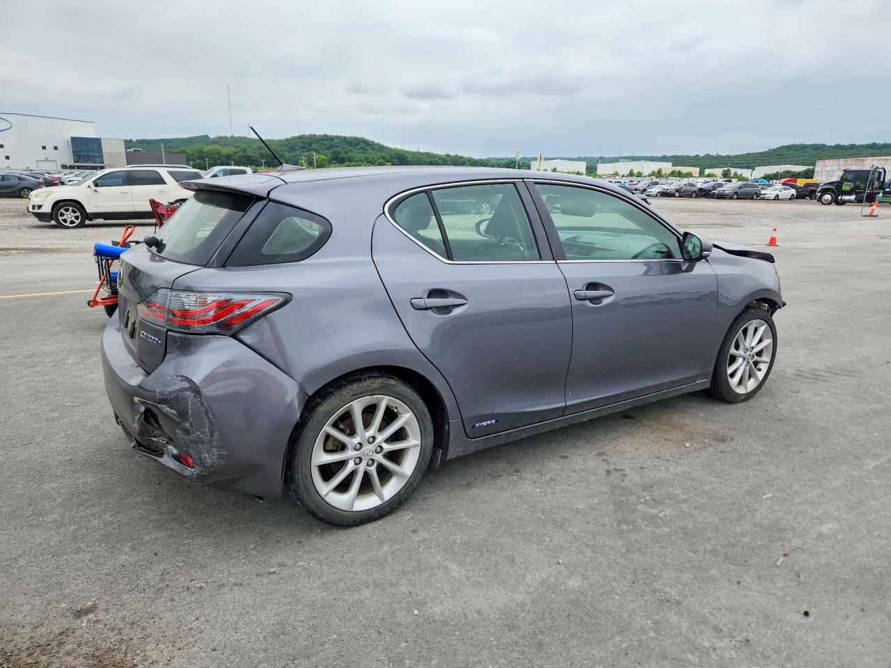2012 Lexus Ct 200 Gray vin: JTHKD5BH0C2094952