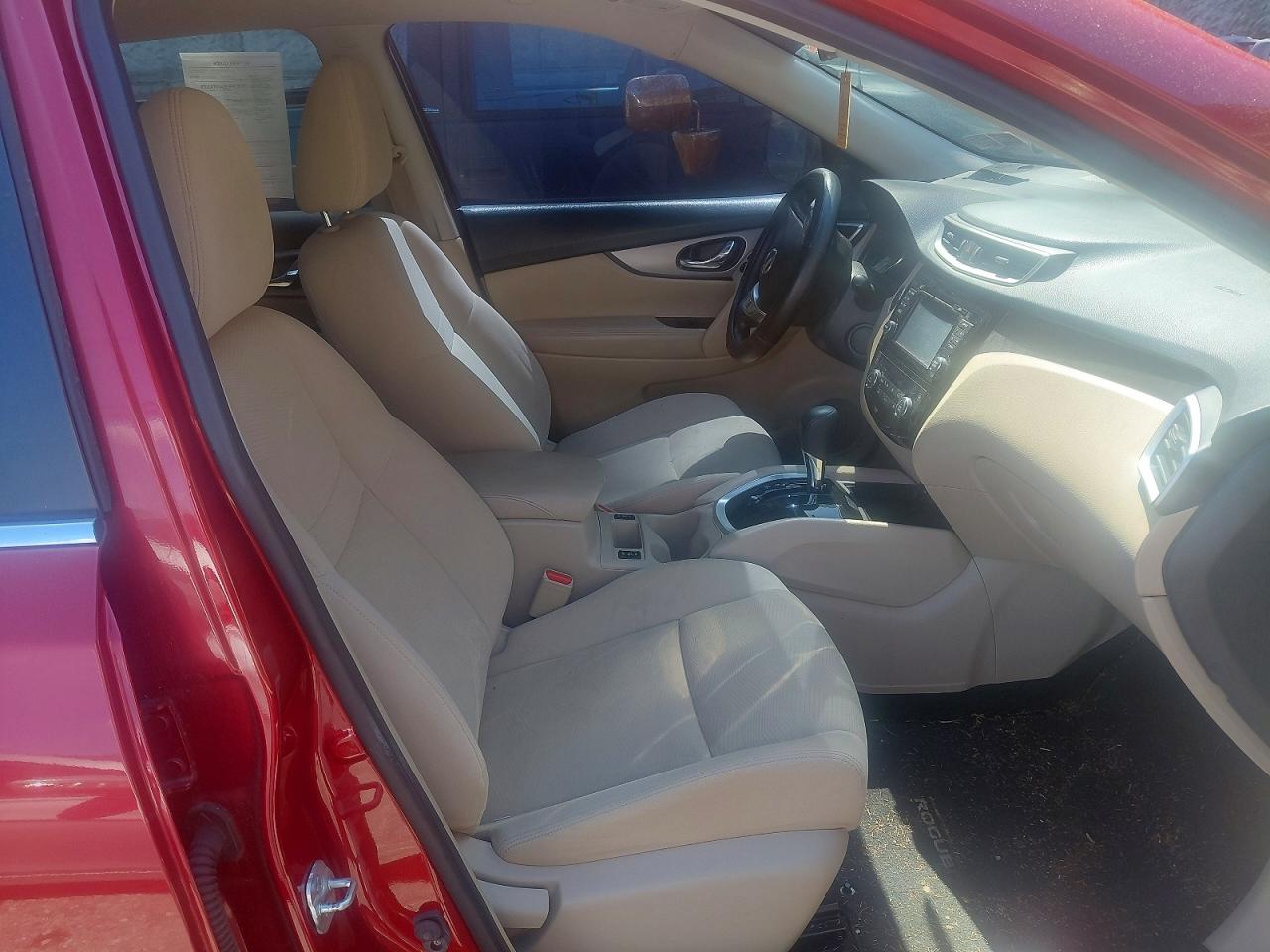 2016 Nissan Rogue Sv Burgundy vin: KNMAT2MV3GP622221