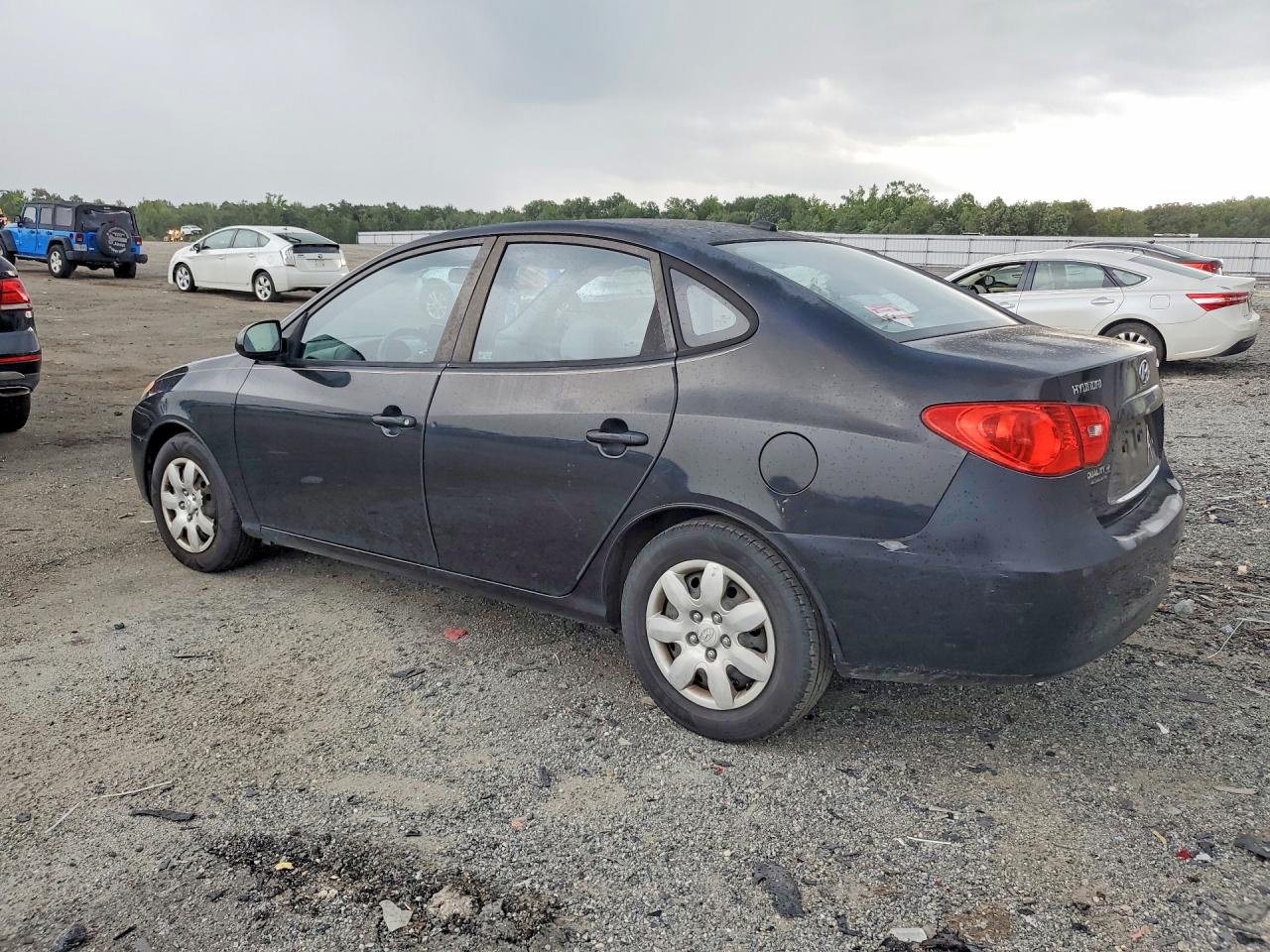2008 Hyundai Elantra Gls Black vin: KMHDU46D88U566821