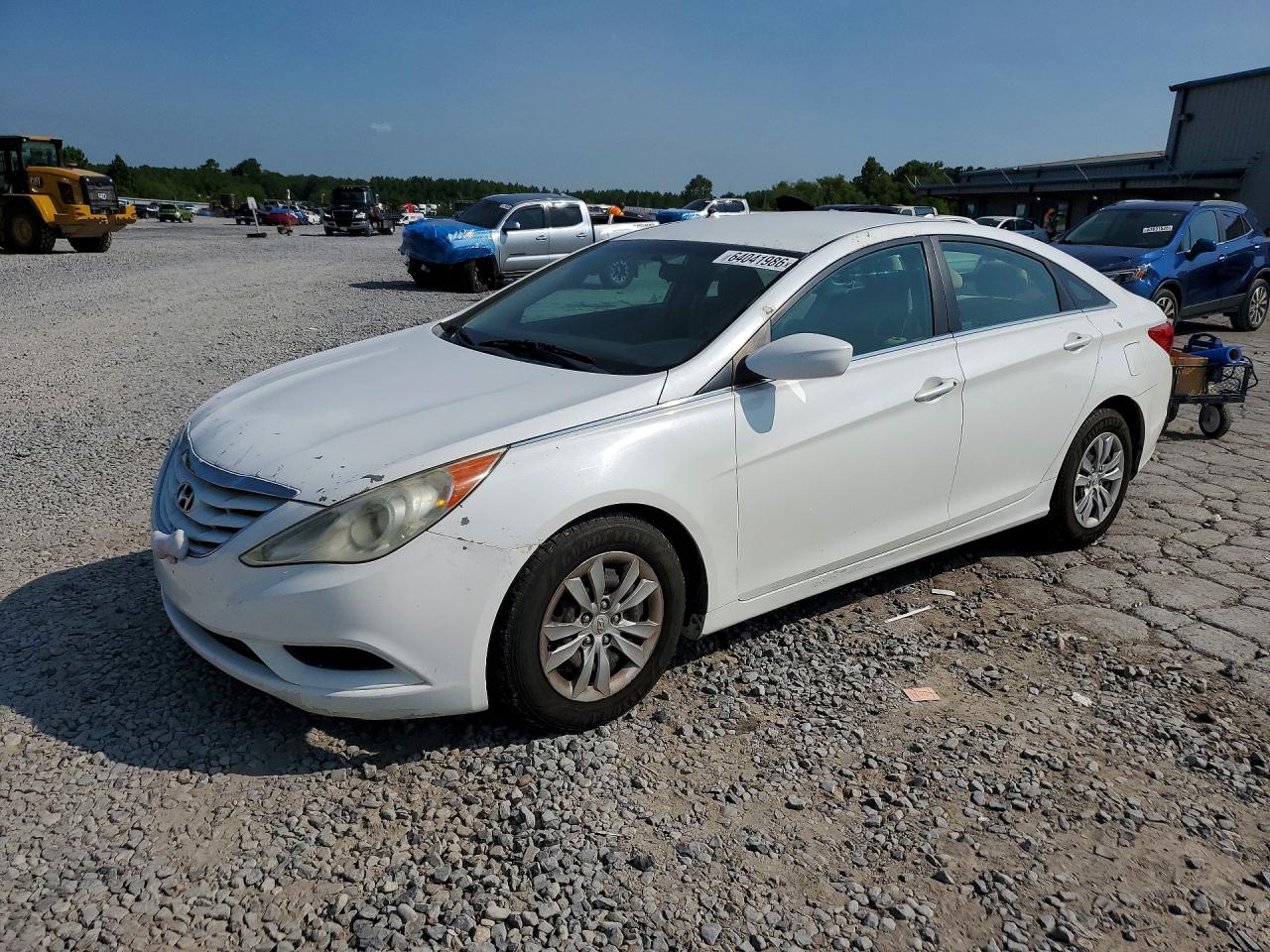 2011 Hyundai Sonata Gls White vin: 5NPEB4AC1BH062934