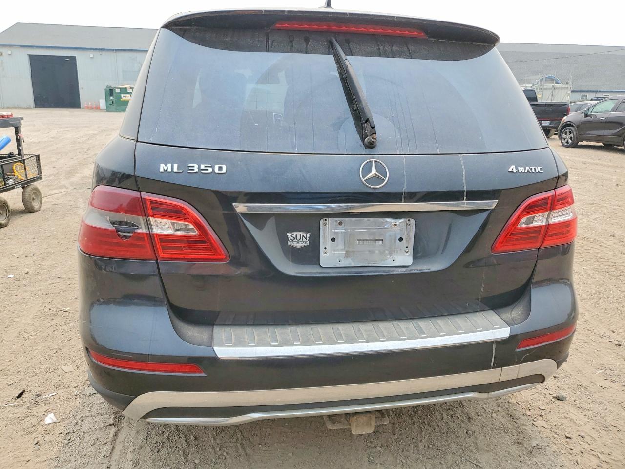 2014 Mercedes-benz Ml 350 4matic Black vin: 4JGDA5HB3EA415568