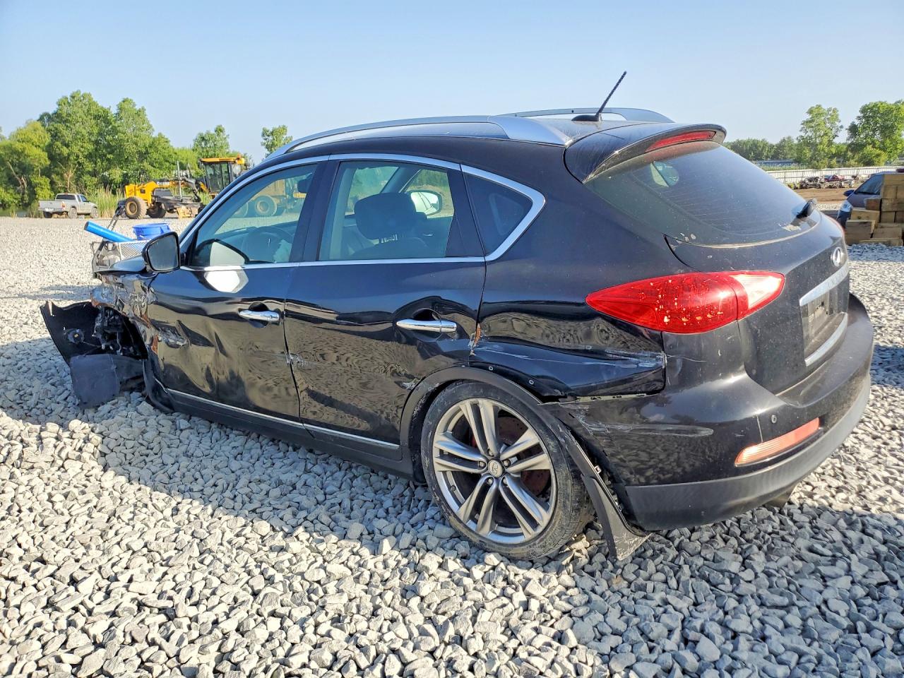 2012 Infiniti Ex35 Base Black vin: JN1AJ0HR7CM450037
