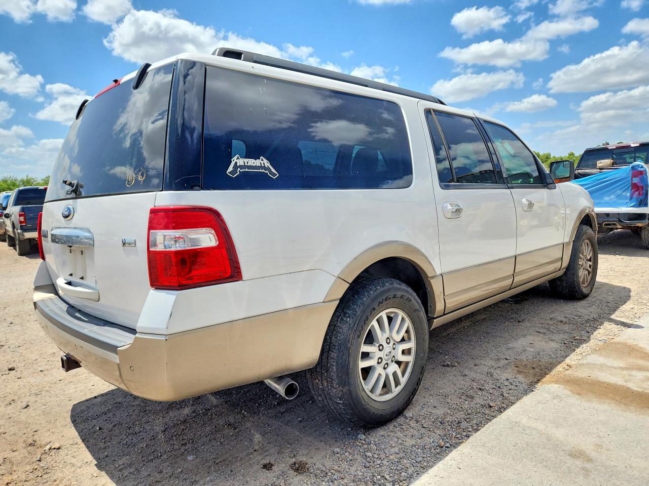 2013 Ford Expedition El Xlt White vin: 1FMJK1H58DEF26949