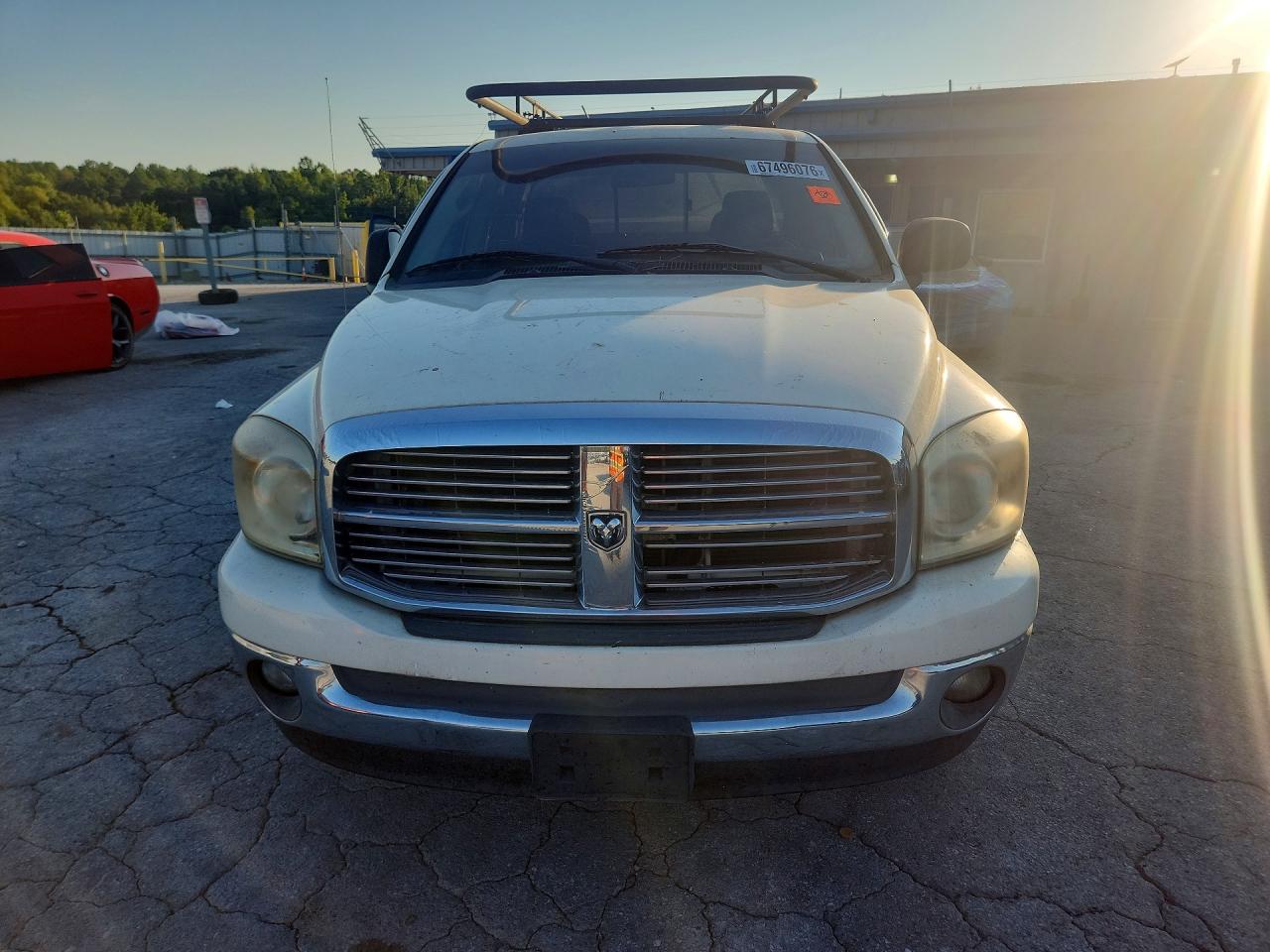2008 Dodge Ram 1500 St White vin: 1D7HA18N28J162942