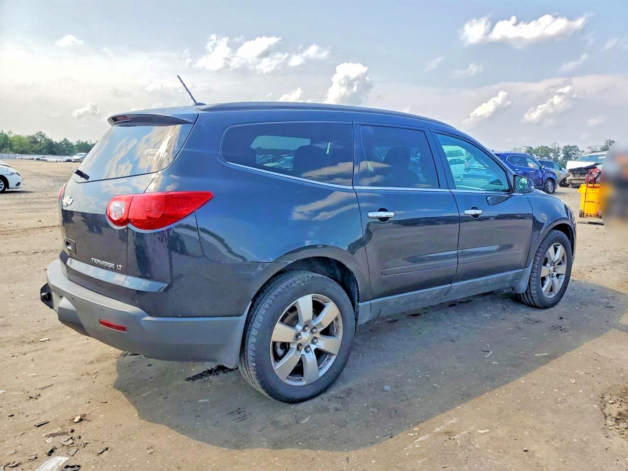 2012 Chevrolet Traverse Lt Black vin: 1GNKRGED5CJ416540