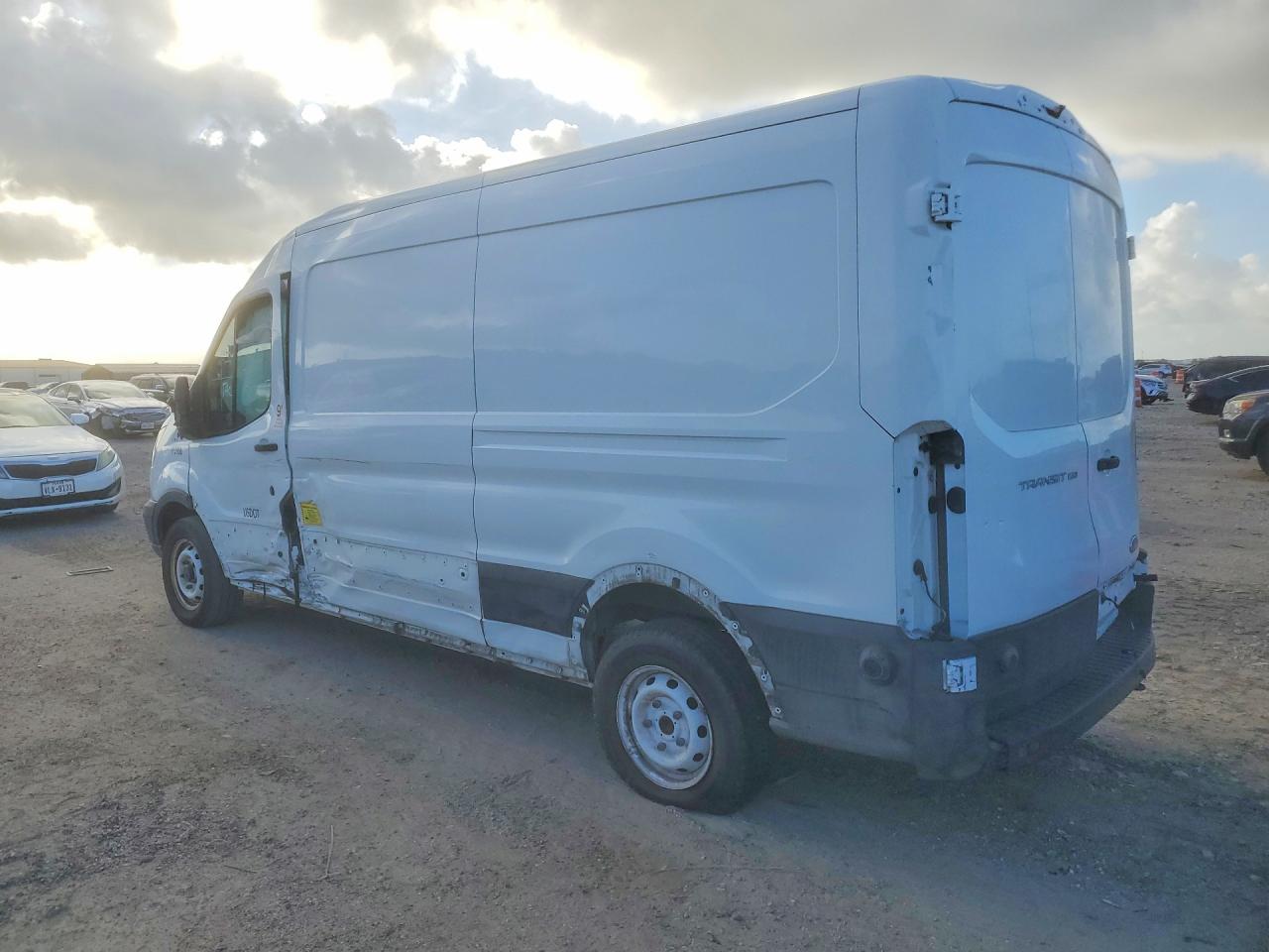 2019 Ford Transit T-150 White vin: 1FTYE2CM7KKB36342
