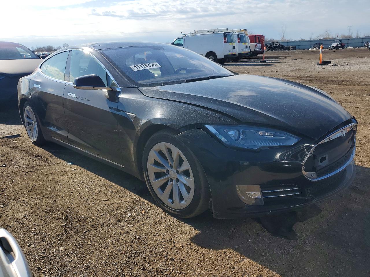 2012 Tesla Model S Black vin: 5YJSA1CN4CFP03058