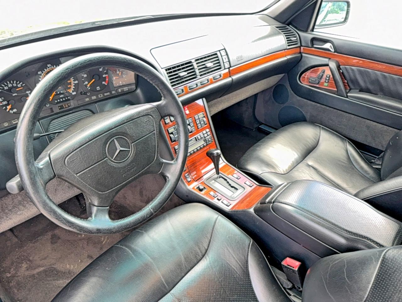 1994 Mercedes-benz S 420 Черный vin: WDBGA43E5RA168104