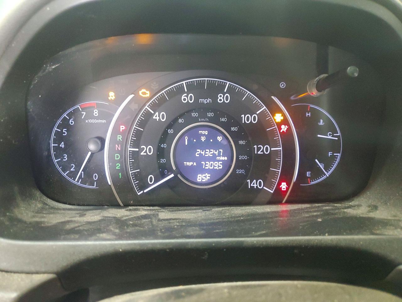 2013 Honda Cr-v Ex Teal vin: 5J6RM4H57DL032347