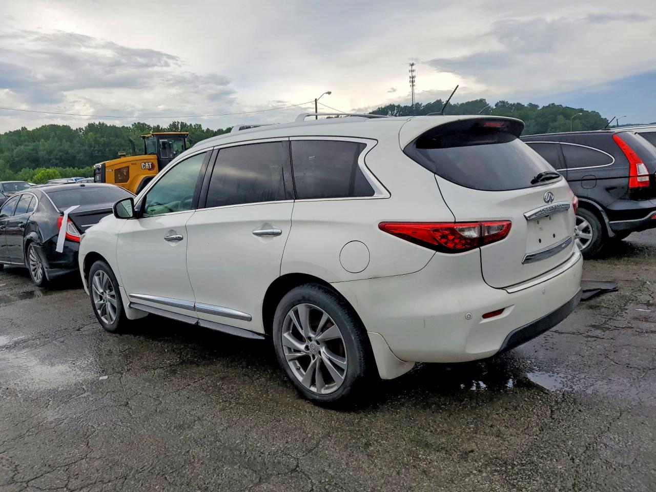 2013 Infiniti Jx35 Base White vin: 5N1AL0MMXDC352396