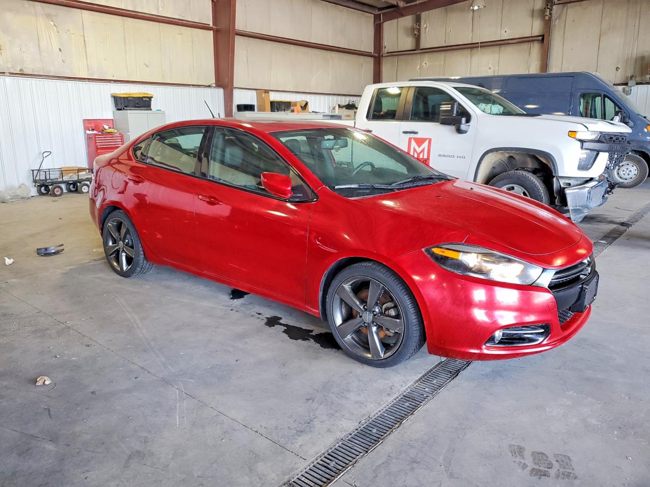 2015 Dodge Dart Gt Красный vin: 1C3CDFEB1FD212748