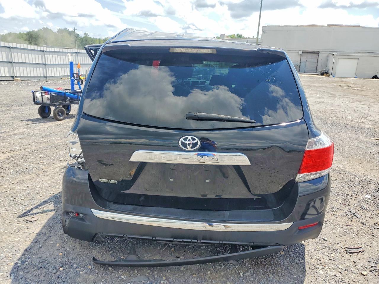 2013 Toyota Highlander Base Черный vin: 5TDZA3EH4DS043358