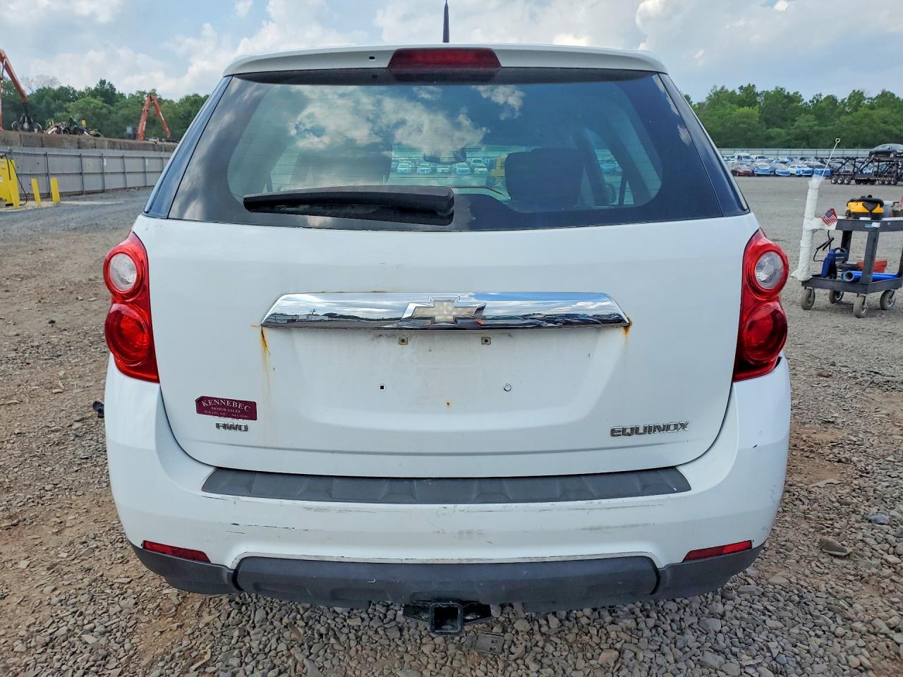 2012 Chevrolet Equinox Ls Белый vin: 2GNFLCEK4C6261003