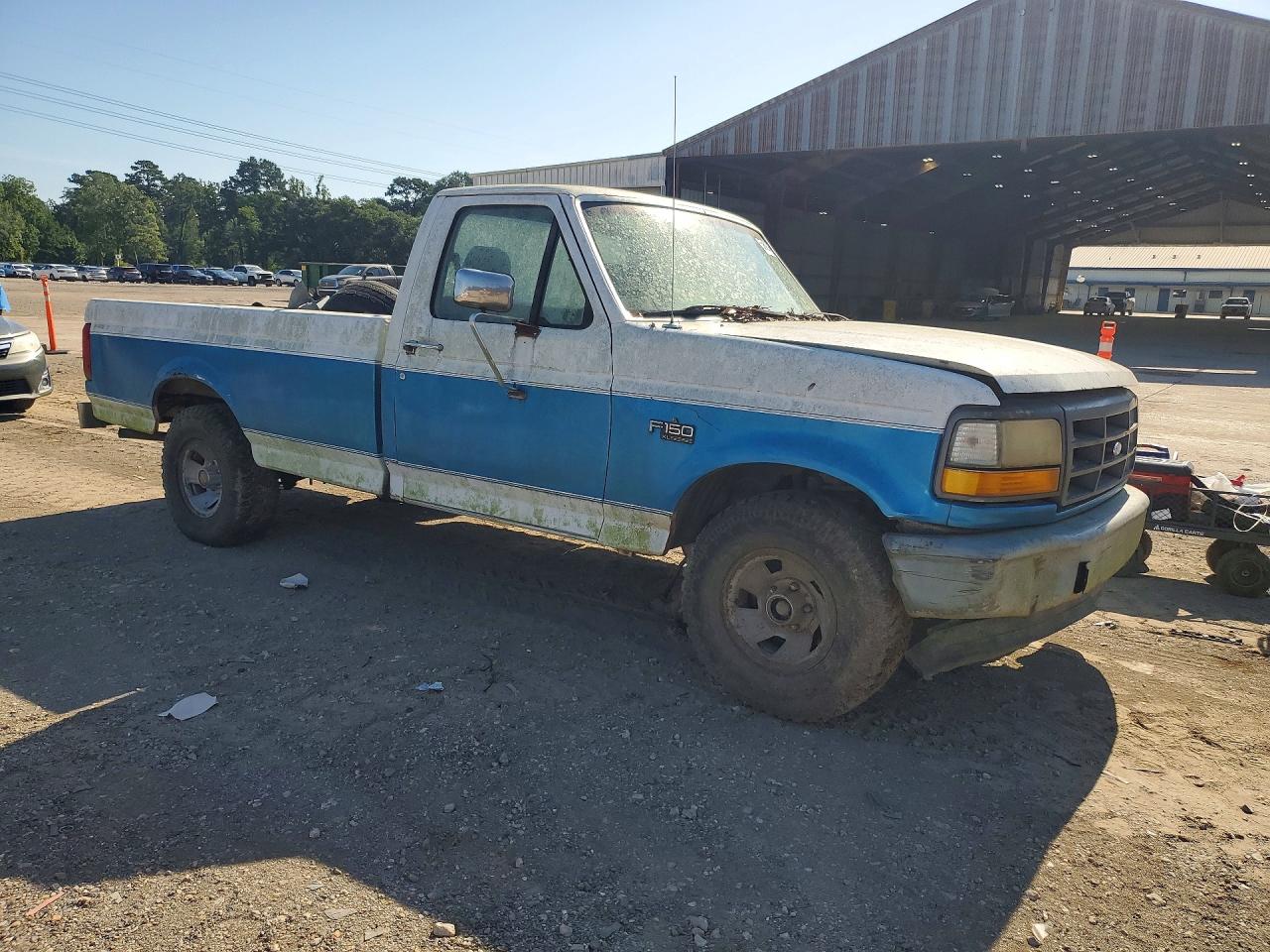 1994 Ford F150 Blue vin: 2FTDF15Y2RCA16890