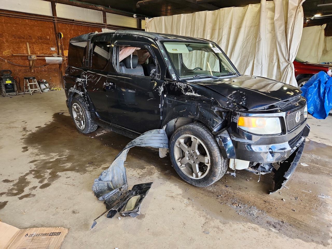 2008 Honda Element Sc Black vin: 5J6YH18928L008044