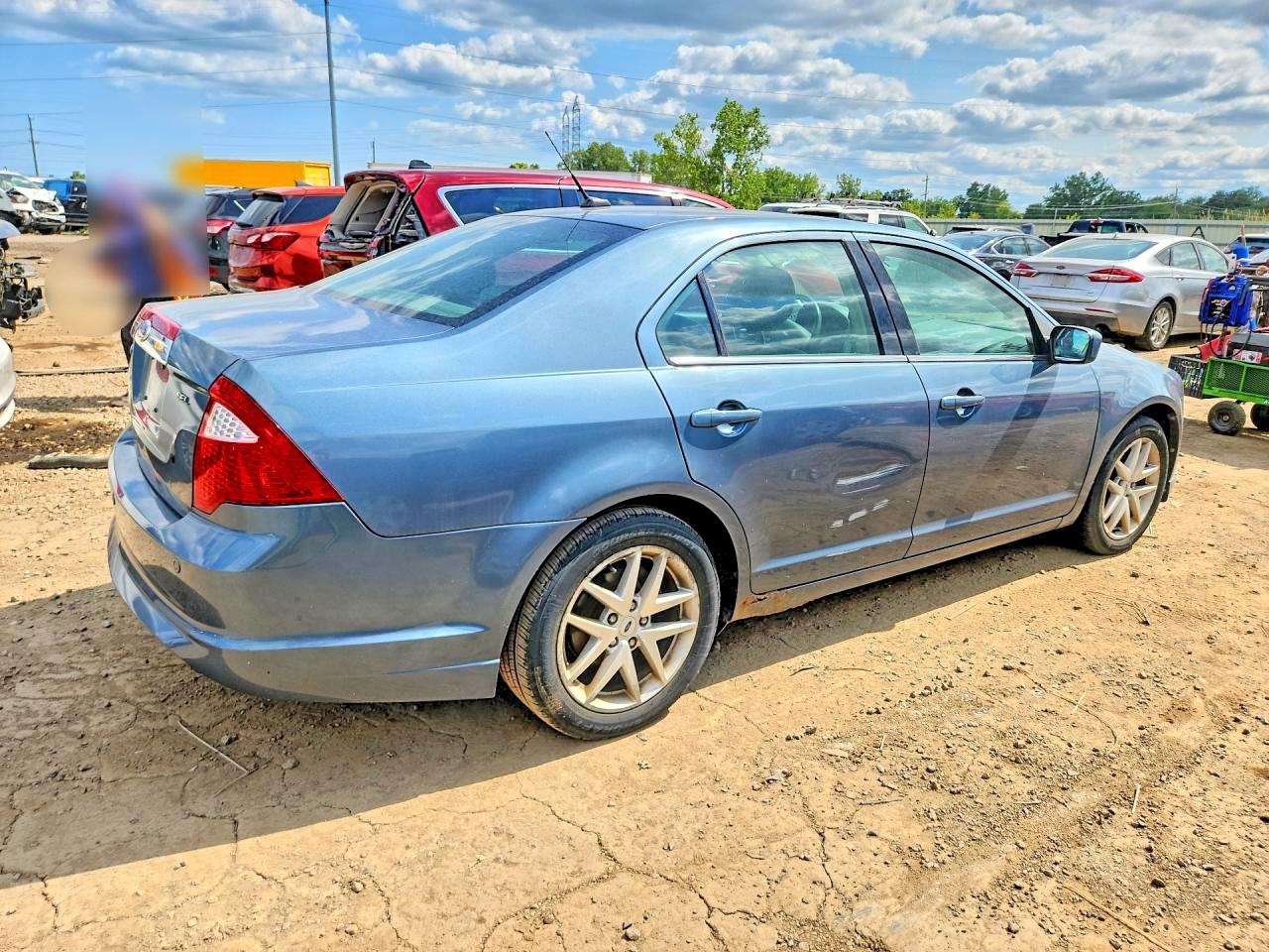 2012 Ford Fusion Sel Blue vin: 3FAHP0JA9CR169031