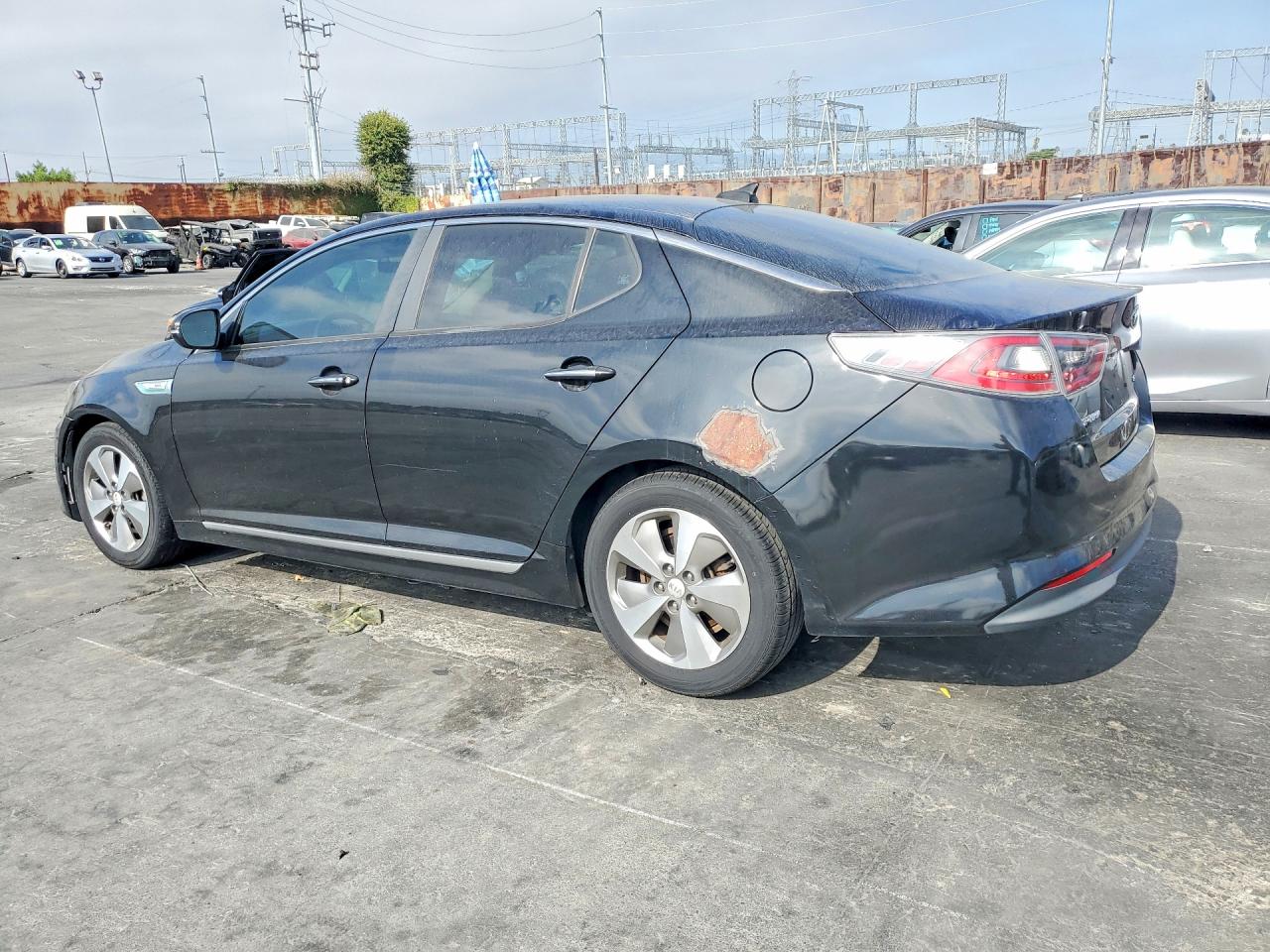 2015 Kia Optima Hybrid Черный vin: KNAGN4AD4F5080680