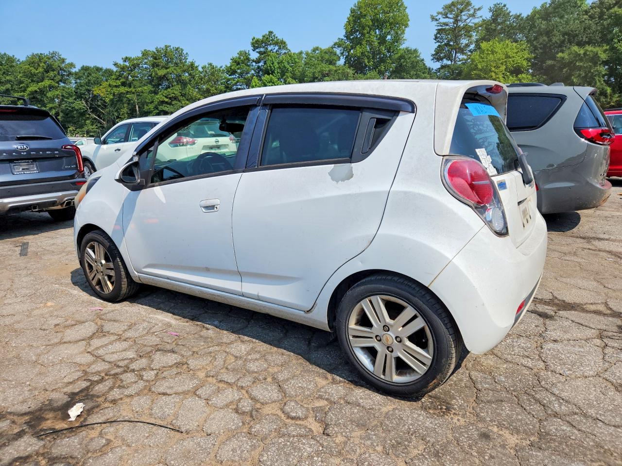 2013 Chevrolet Spark 1lt White vin: KL8CC6S99DC518303
