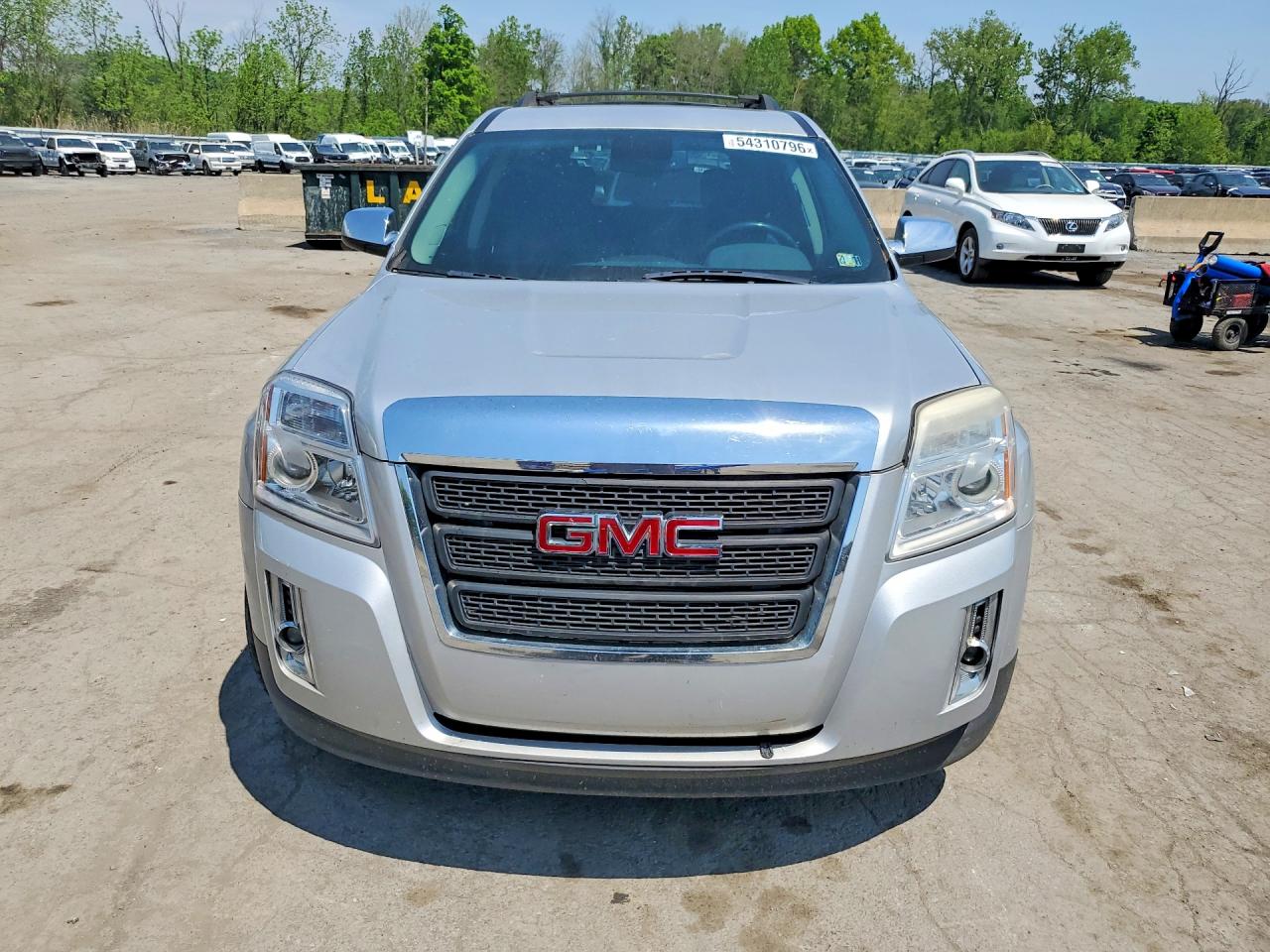 2012 Gmc Terrain Sle Silver vin: 2GKFLTE57C6216371
