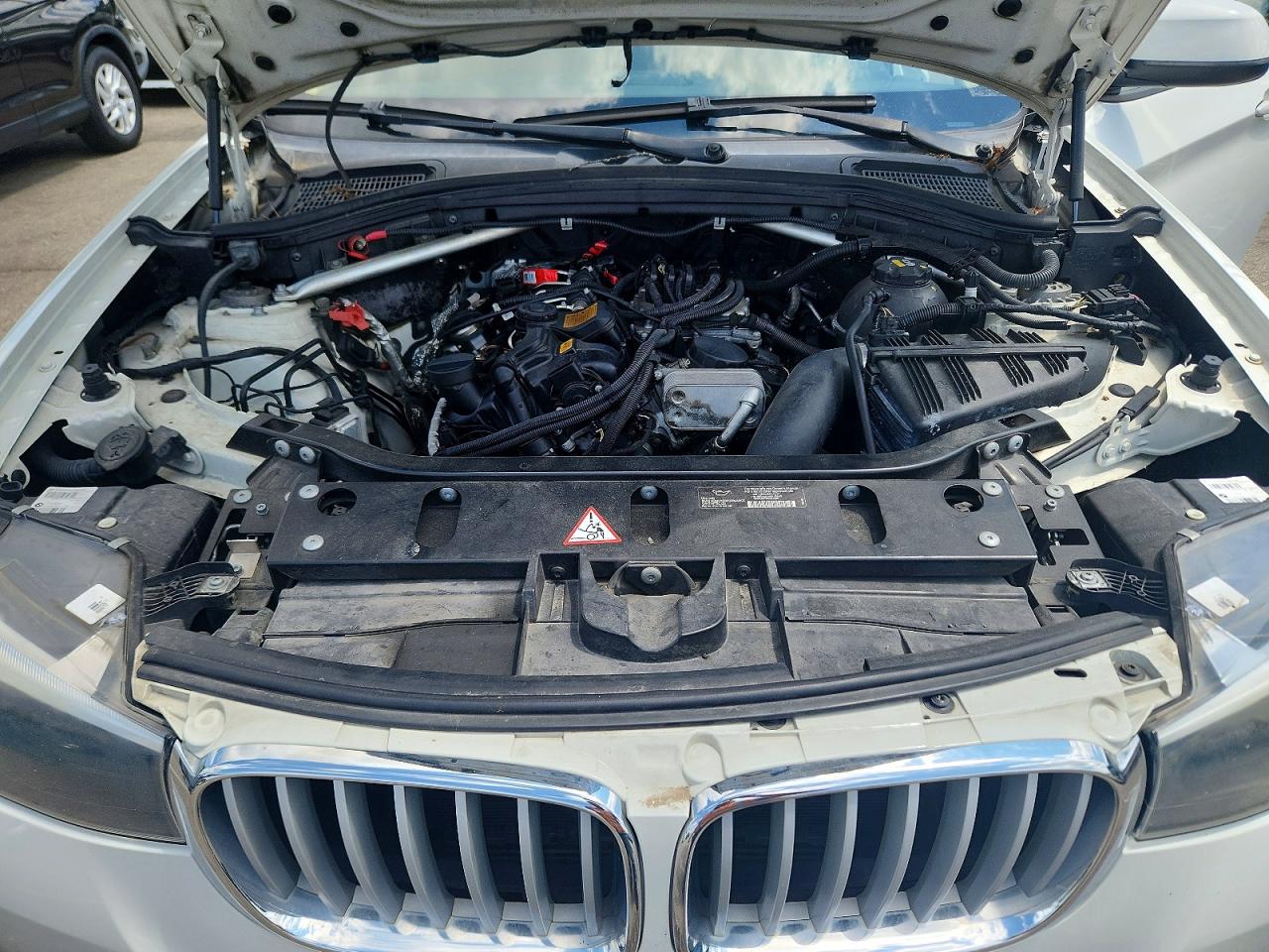 2015 Bmw X3 Sdrive28i White vin: 5UXWZ7C50F0F75855