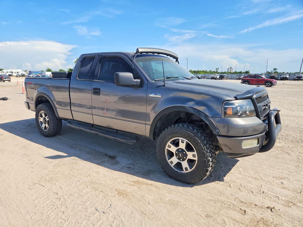 2004 Ford F150 Gray vin: 1FTPX14554NA80832