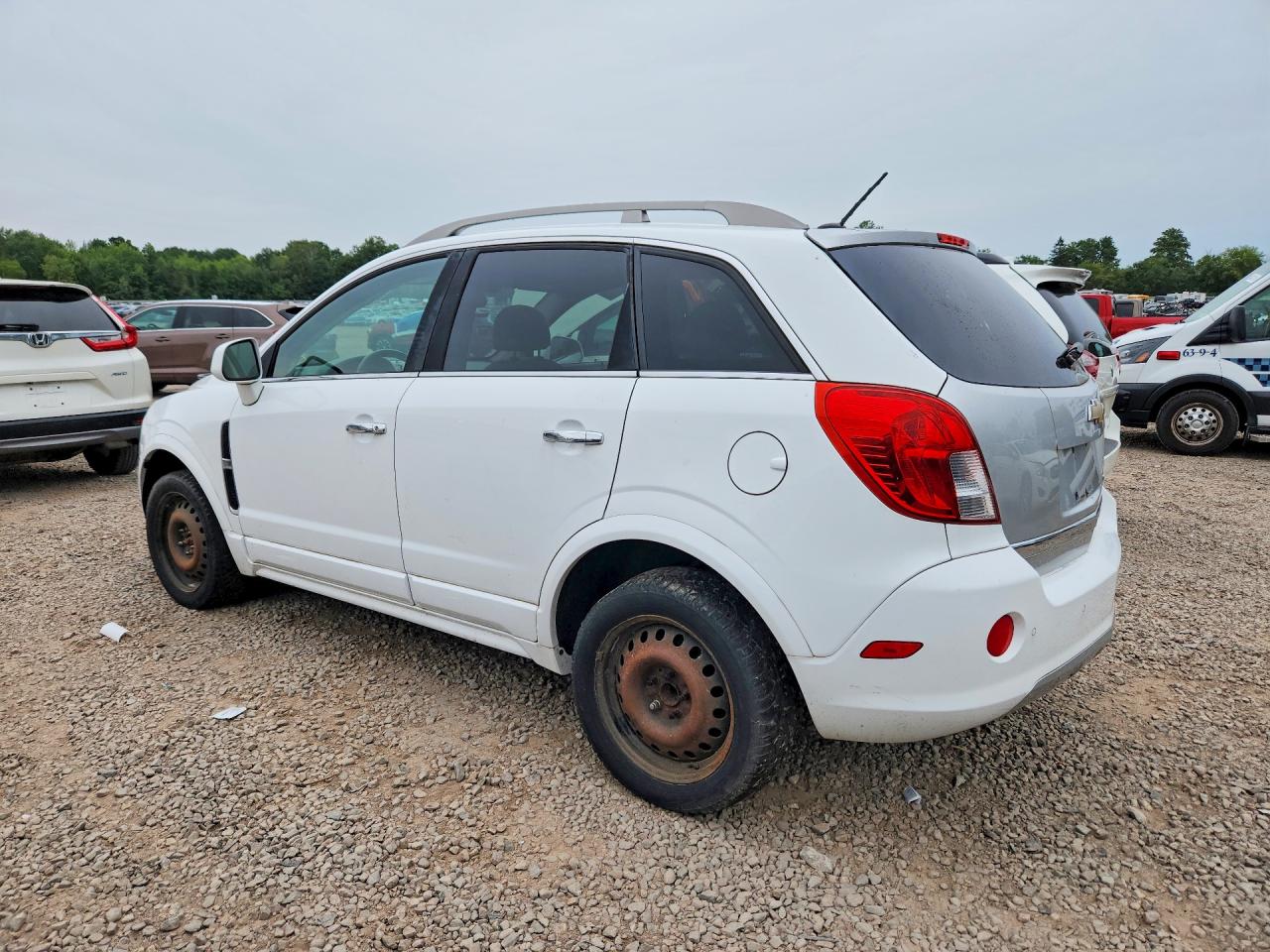 2014 Chevrolet Captiva Ltz White vin: 3GNAL4EKXES676363