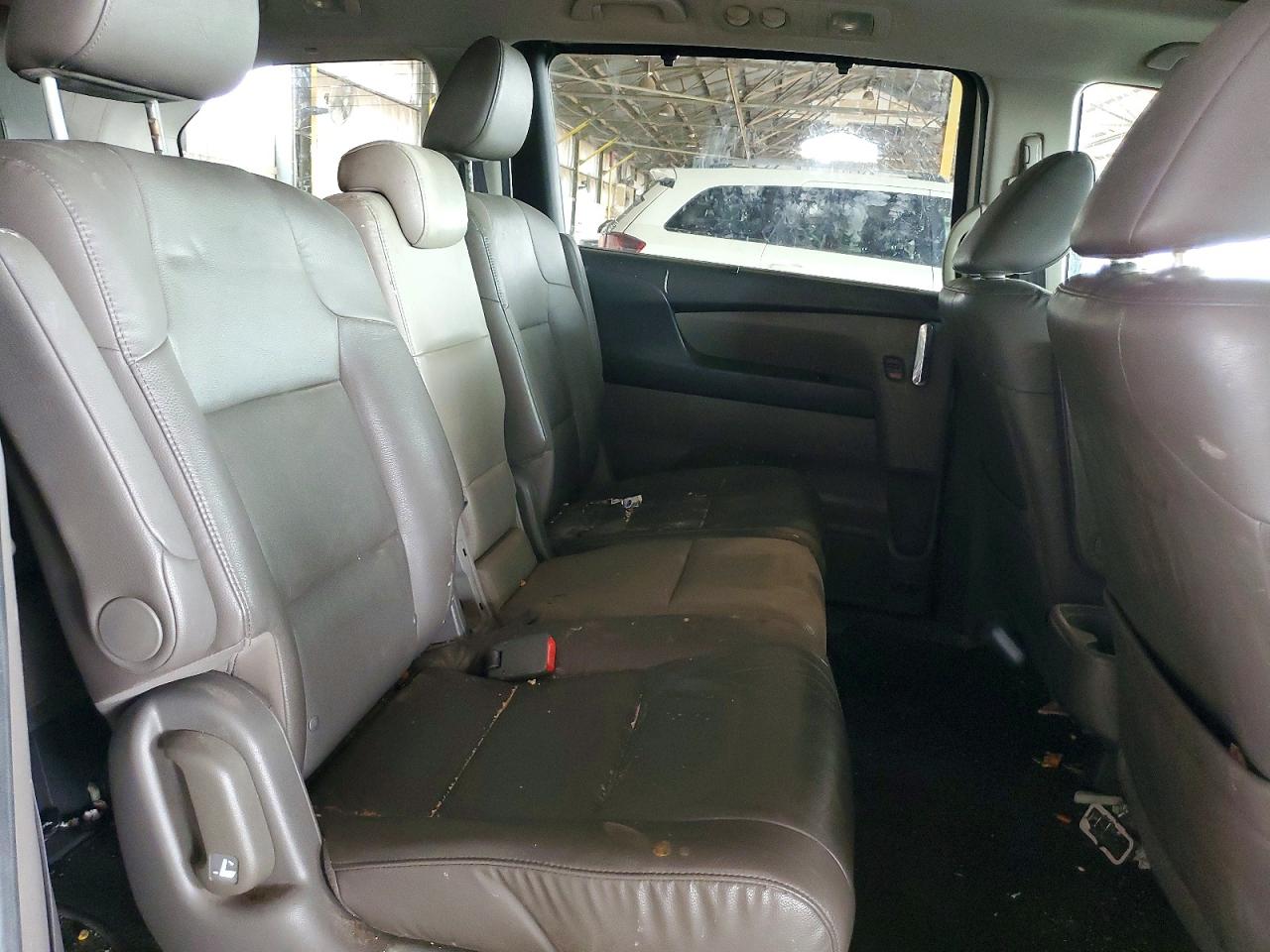2014 Honda Odyssey Exl White vin: 5FNRL5H60EB004711
