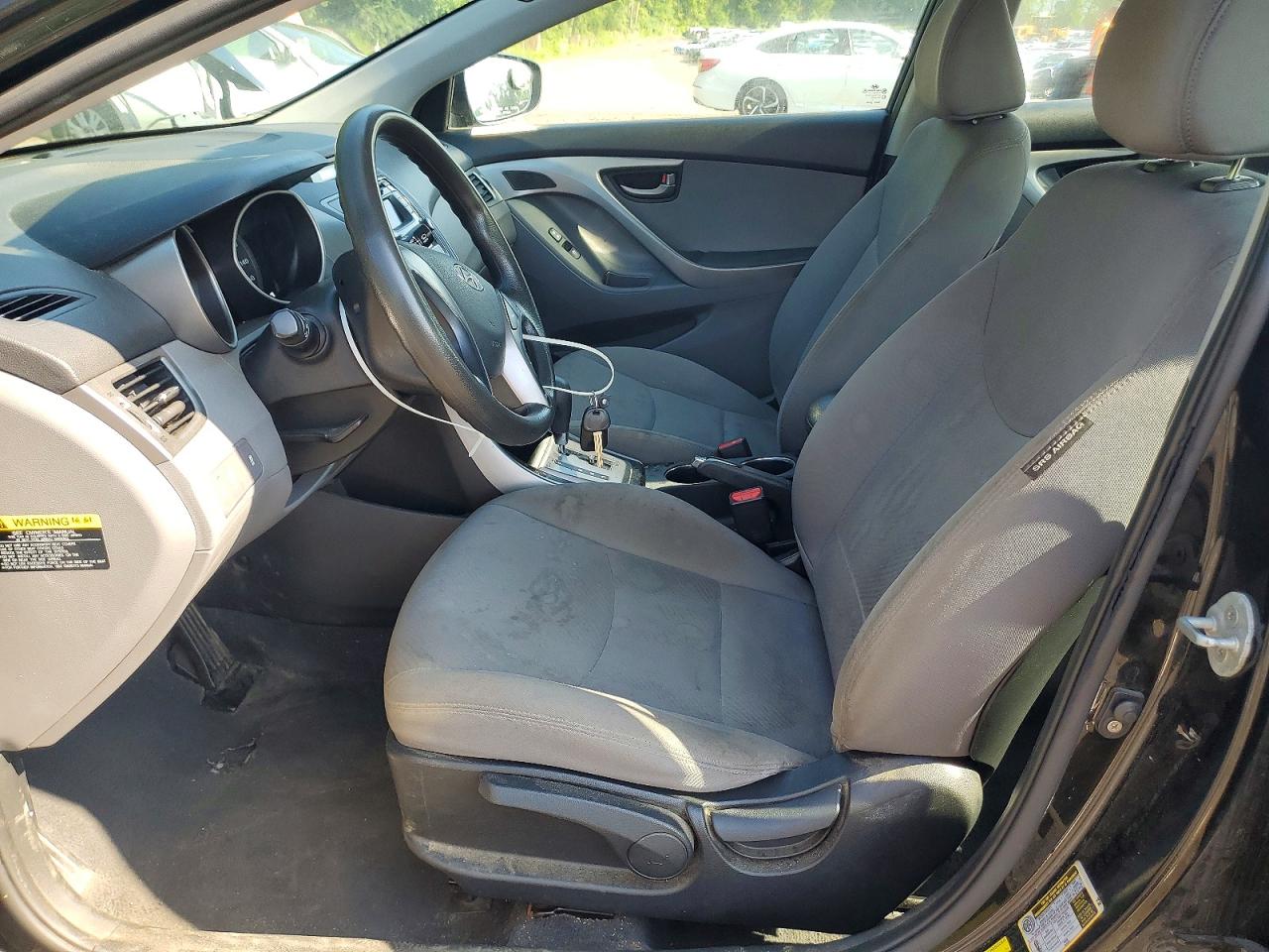 2013 Hyundai Elantra Gls Black vin: KMHDH4AE8DU765253