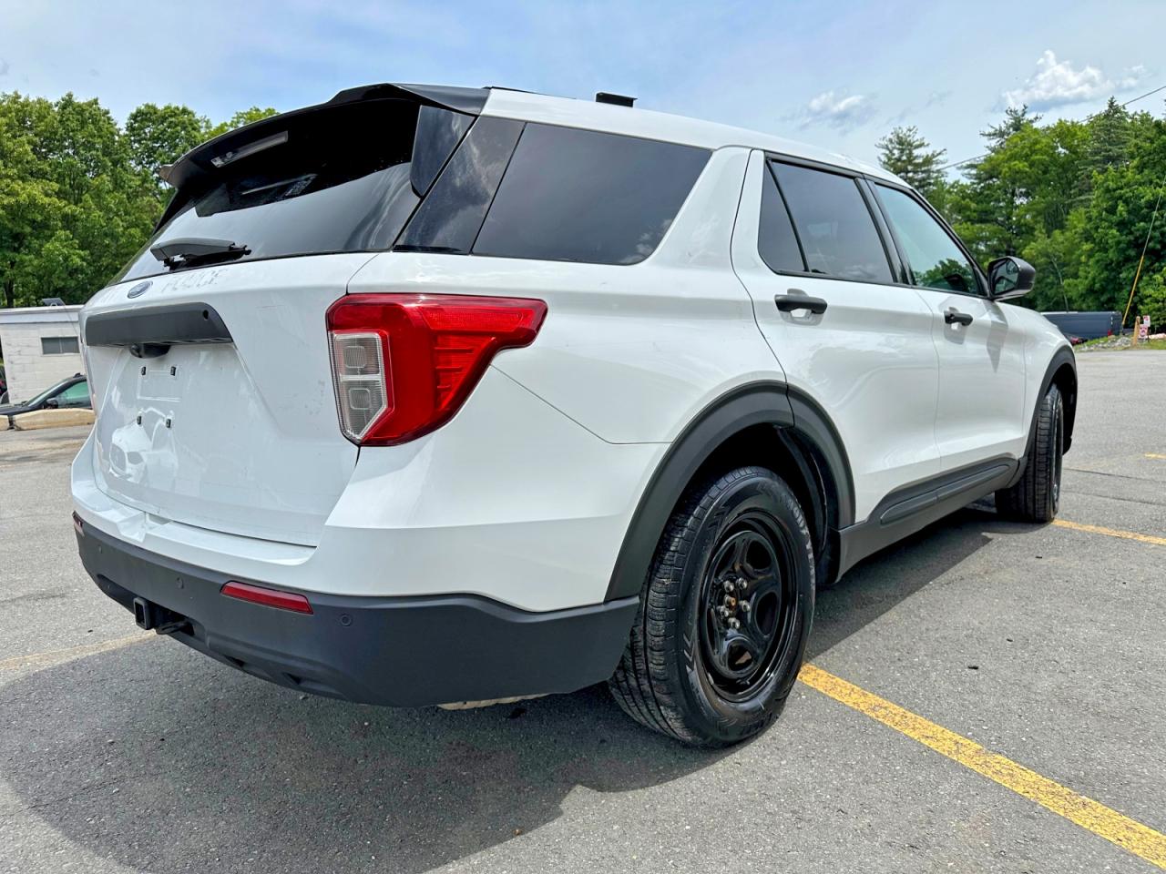 2022 Ford Explorer Police Interceptor Белый vin: 1FM5K8AW7NNA02285