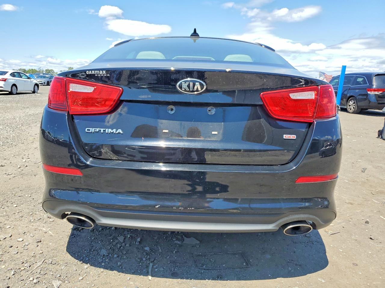 2015 Kia Optima Lx Black vin: 5XXGM4A70FG465441