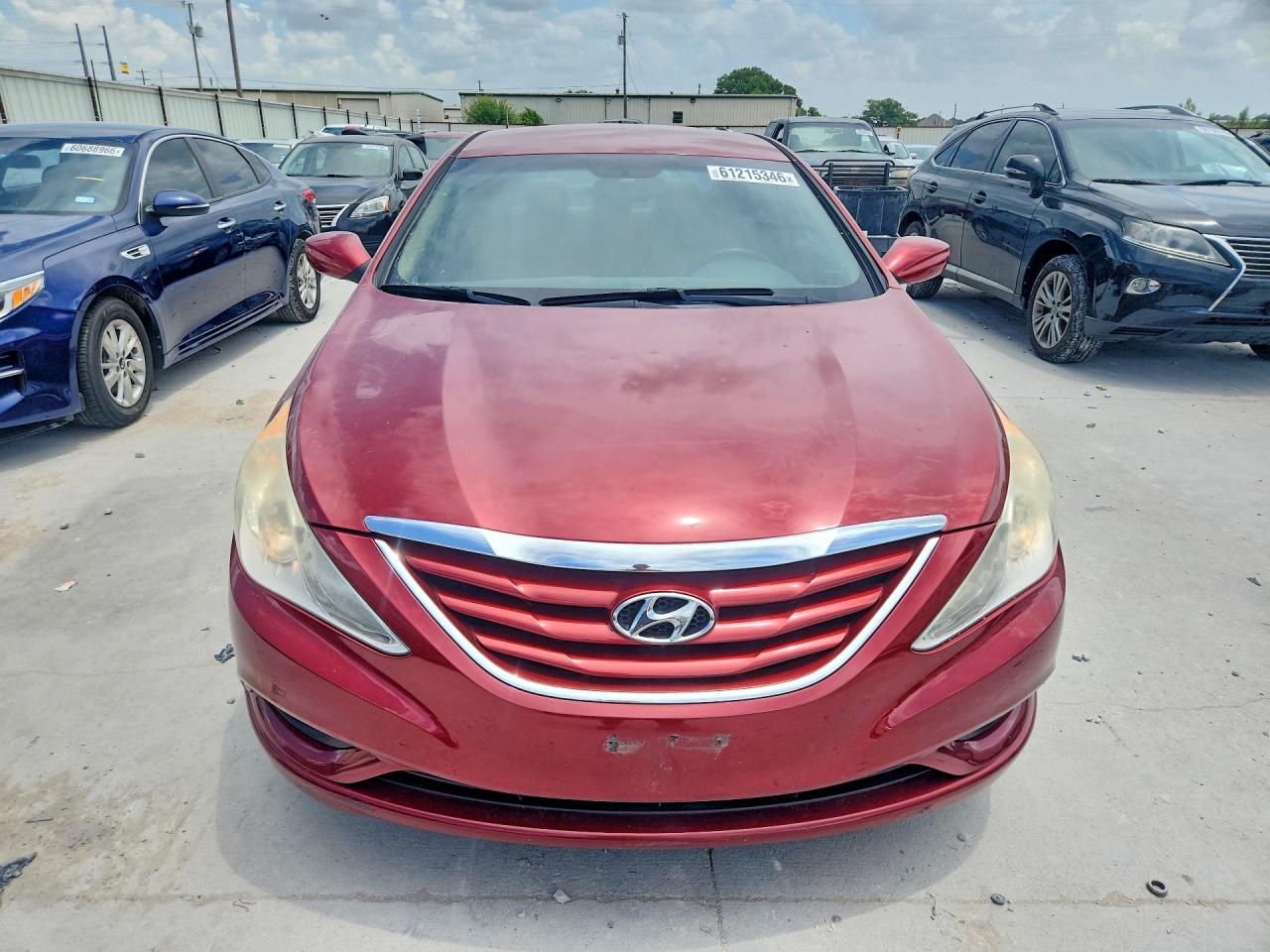 2013 Hyundai Sonata Gls Red vin: 5NPEB4AC0DH608352
