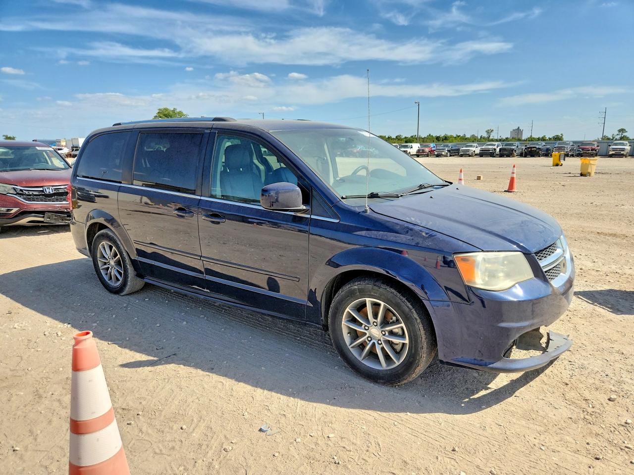 2015 Dodge Grand Caravan Sxt Blue vin: 2C4RDGCG4FR738055