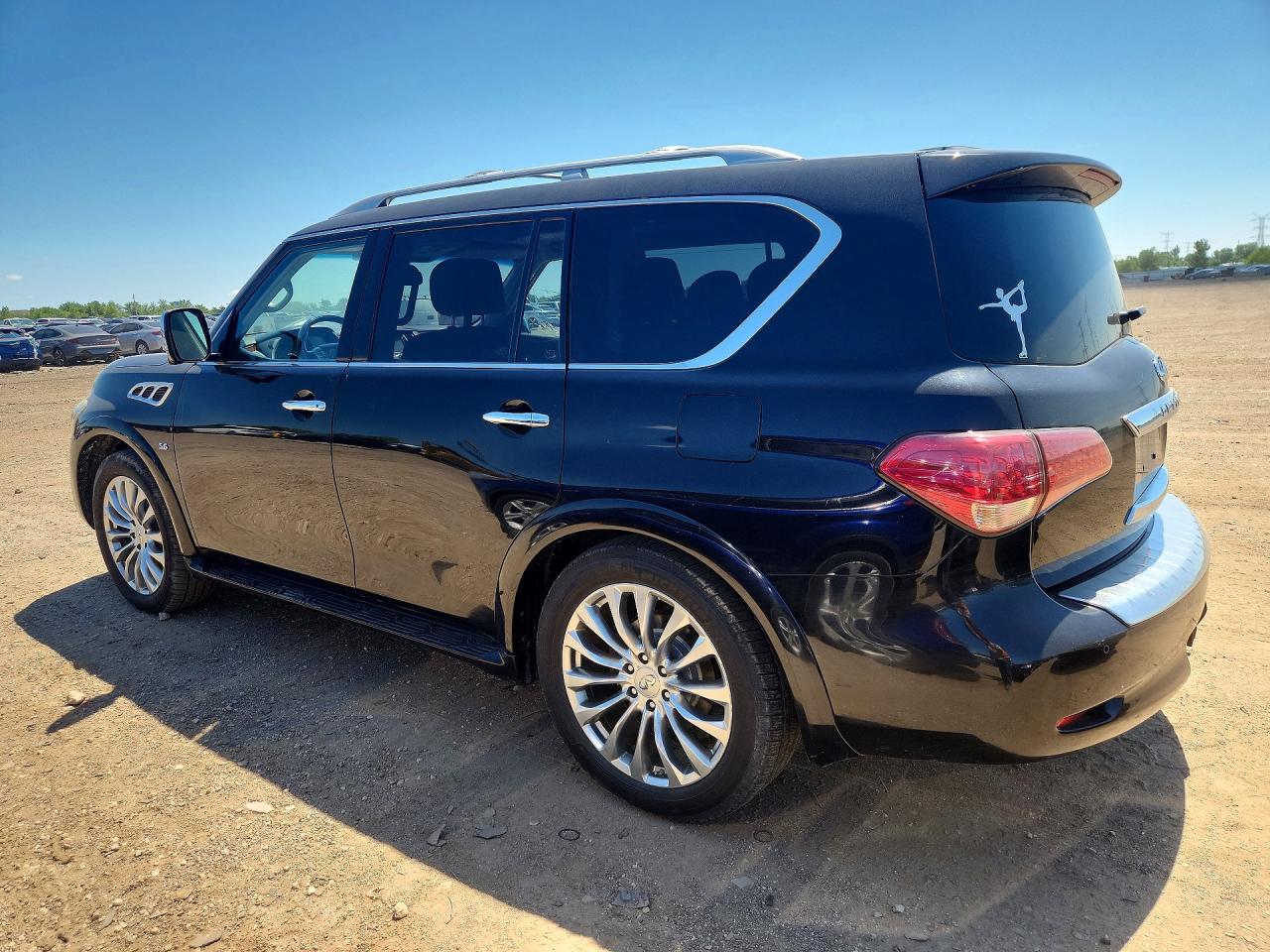 2015 Infiniti Qx80 Base Black vin: JN8AZ2NC4F9370157