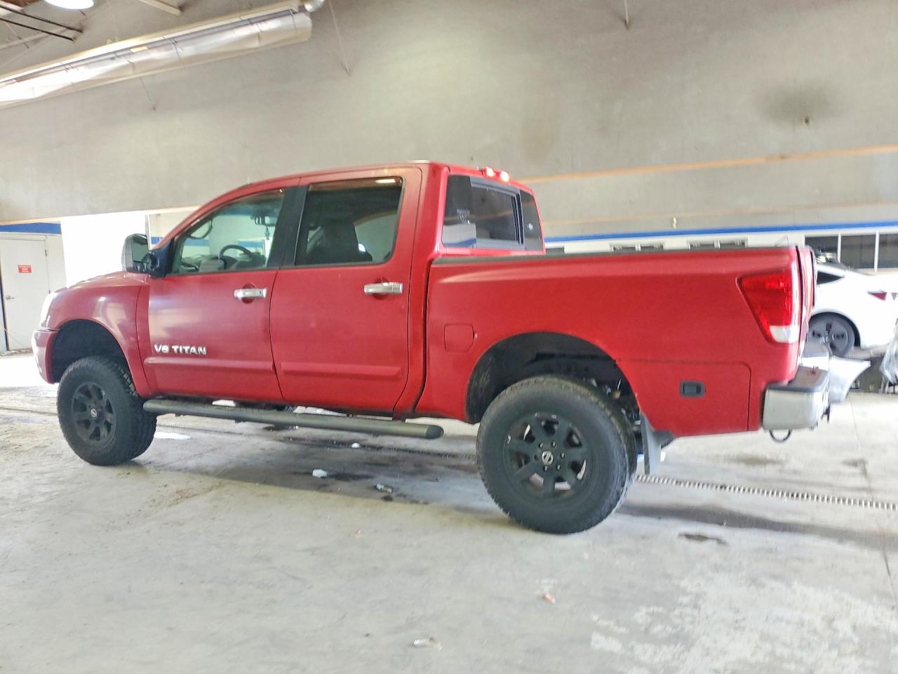 2005 Nissan Titan Xe Red vin: 1N6BA07B95N544064