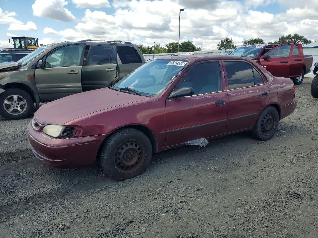 1998 Toyt Corolla Burgundy vin: 1NXBR12E5WZ021632