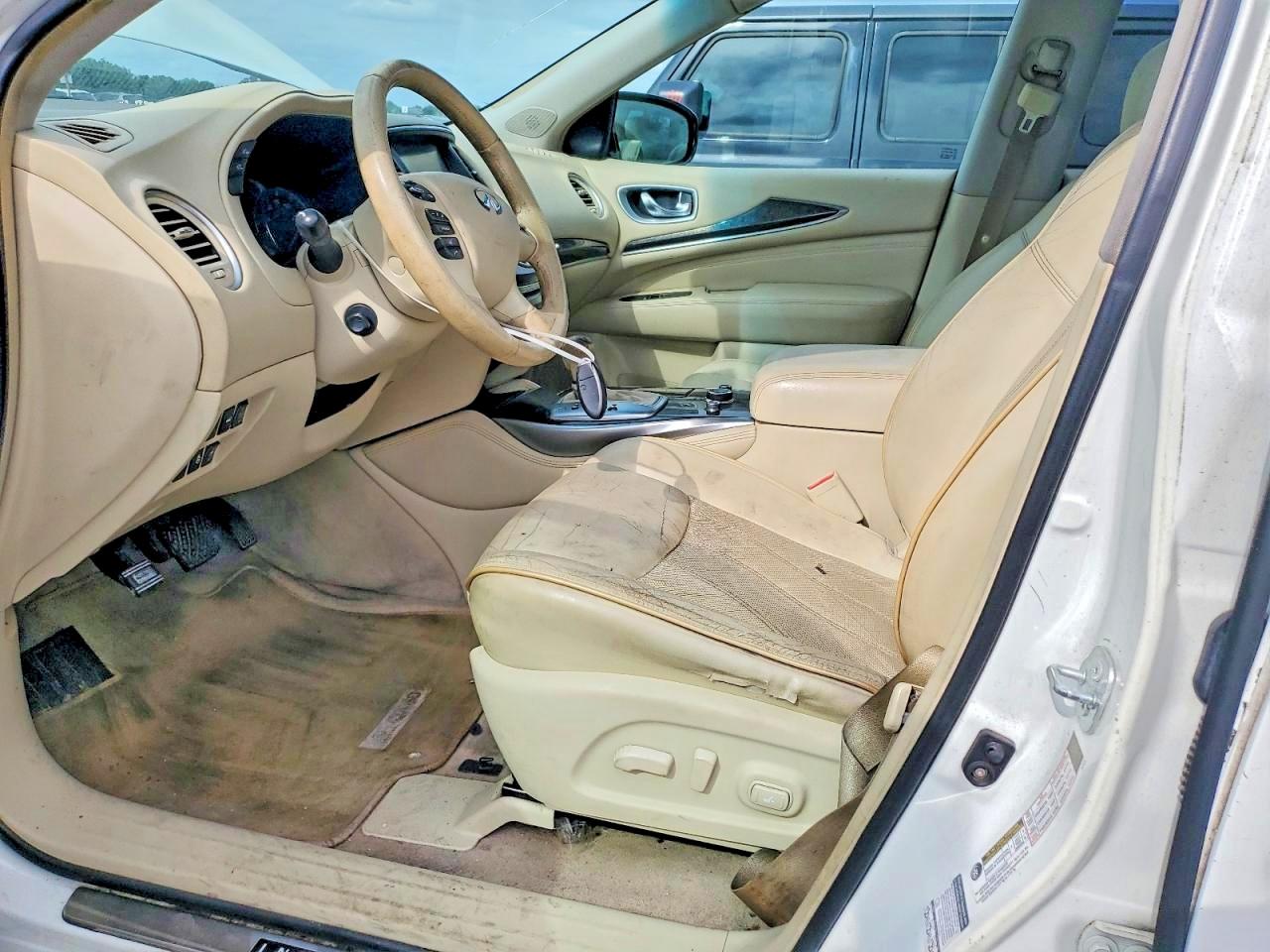 2014 Infiniti Qx60 Base White vin: 5N1AL0MM2EC519822
