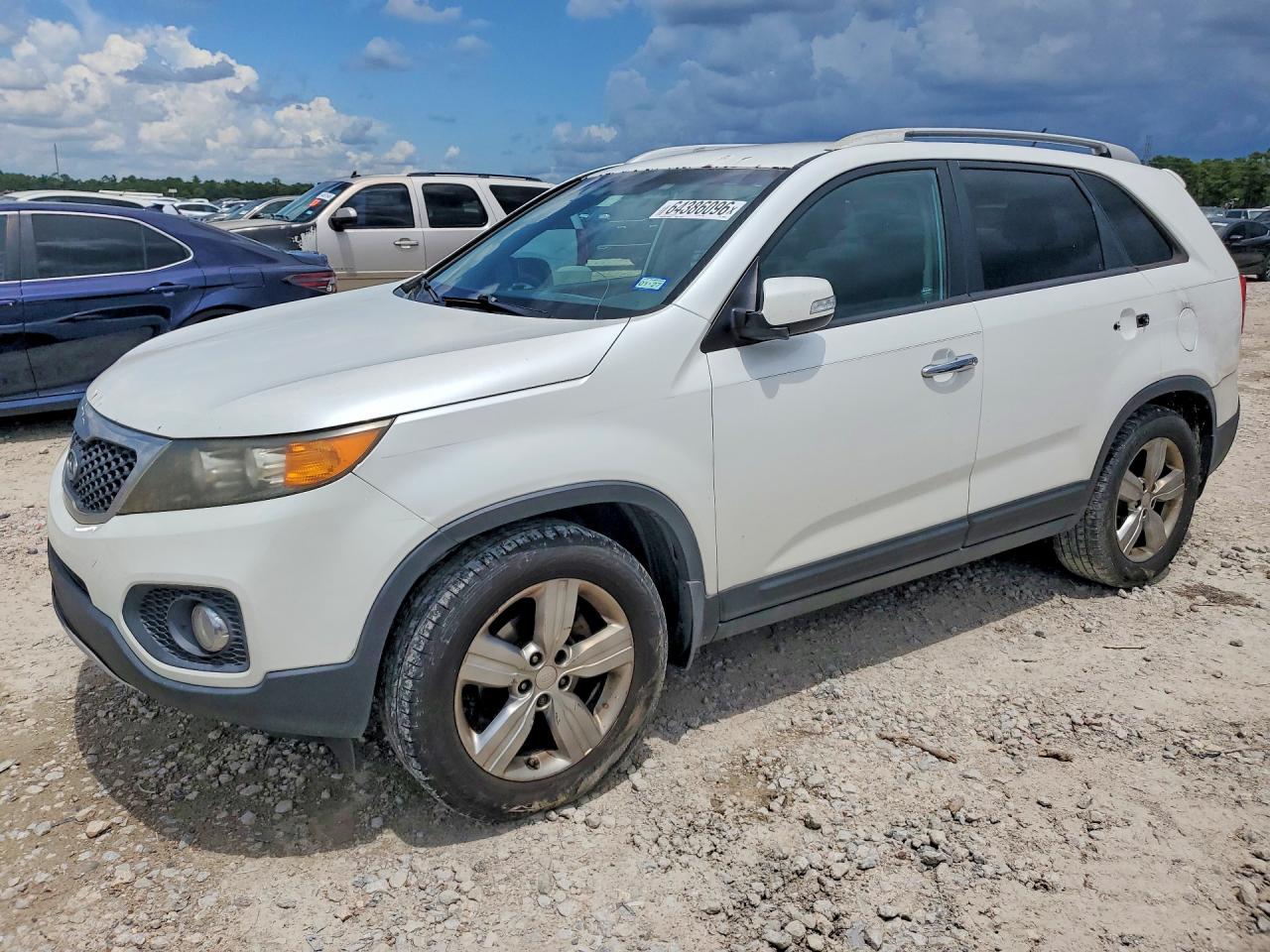 2012 Kia Sorento Ex White vin: 5XYKU4A24CG234189