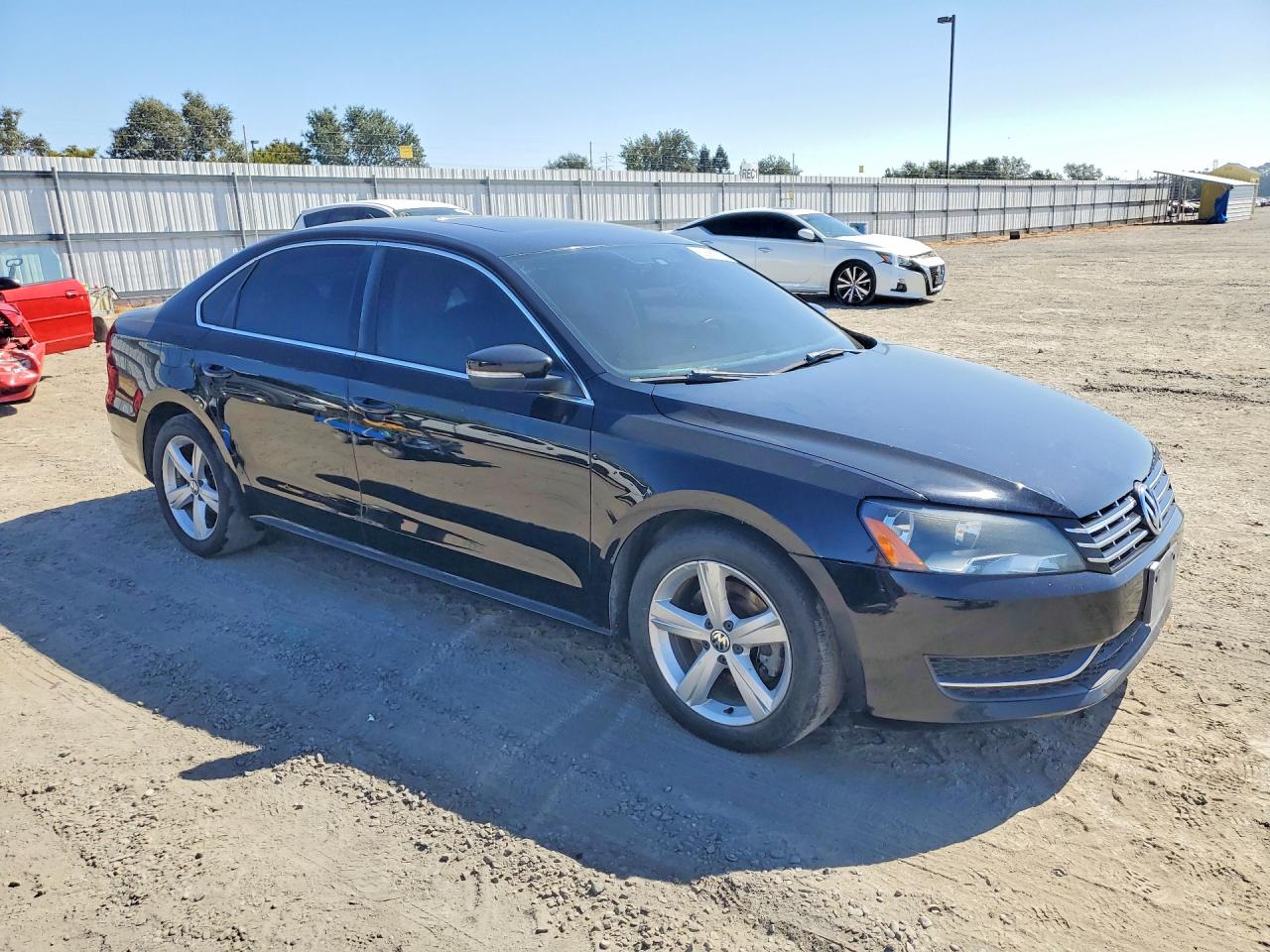 2013 Volkswagen Passat Se Black vin: 1VWBN7A30DC118398
